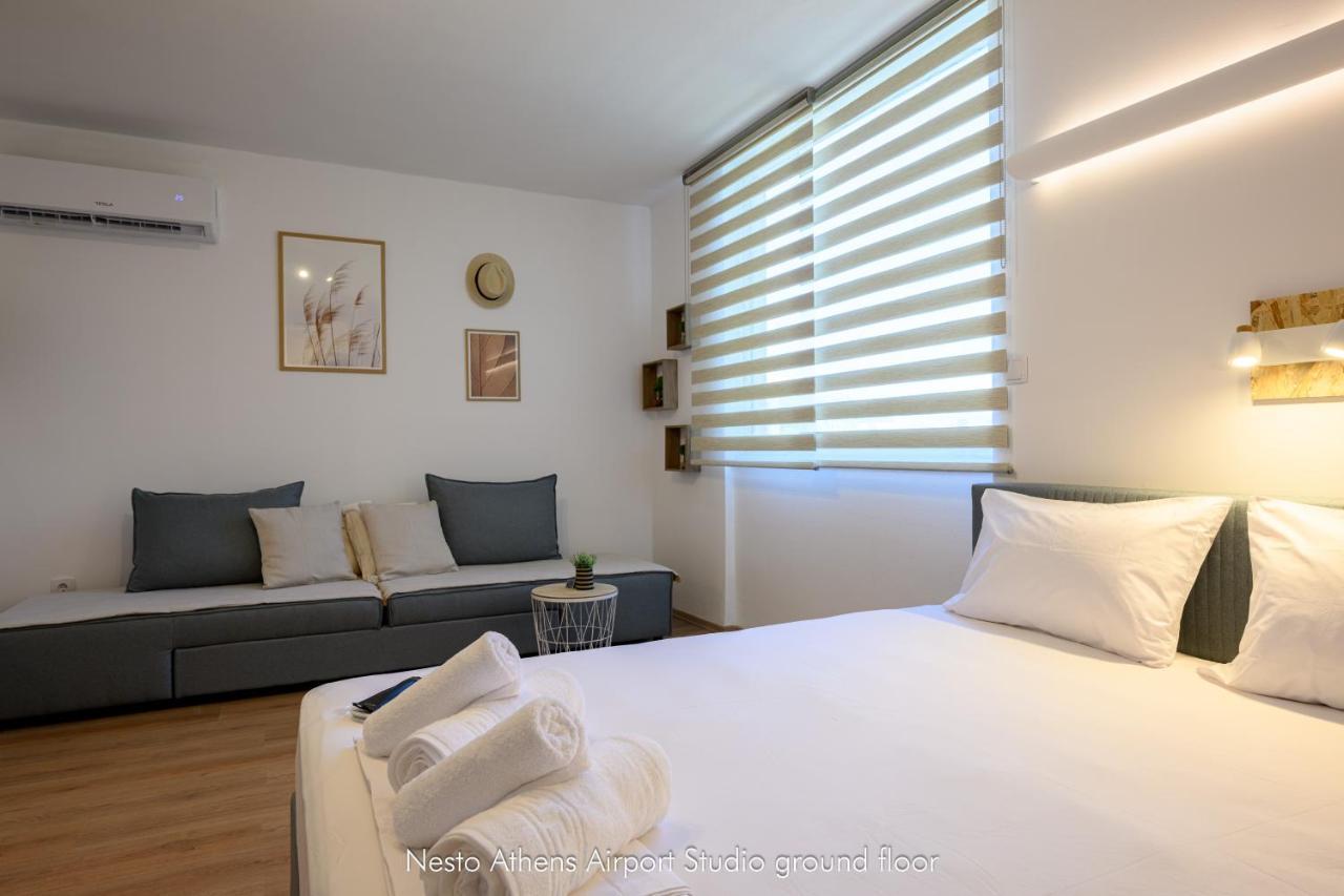 Апартаменты Nesto Athens Airport Zen Спата Экстерьер фото