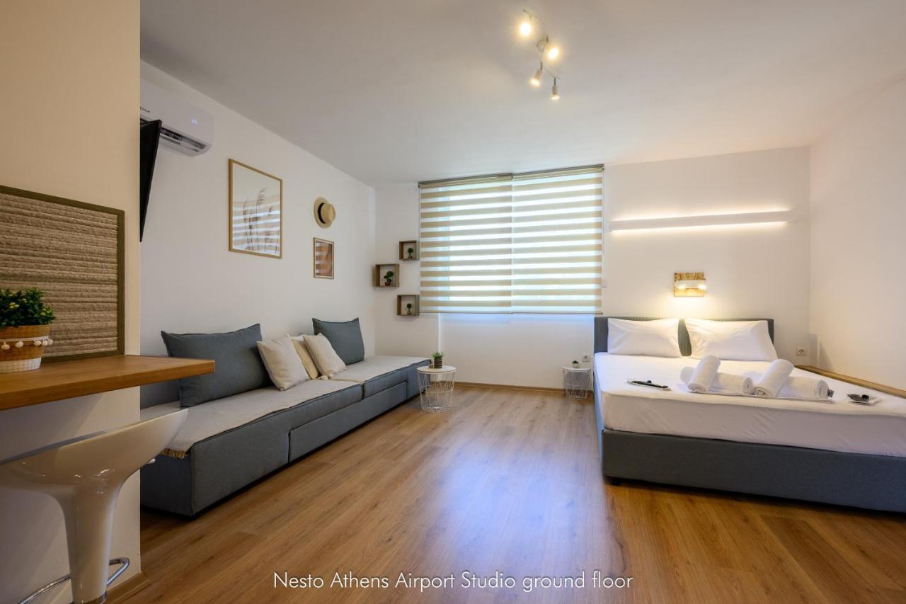 Апартаменты Nesto Athens Airport Zen Спата Экстерьер фото