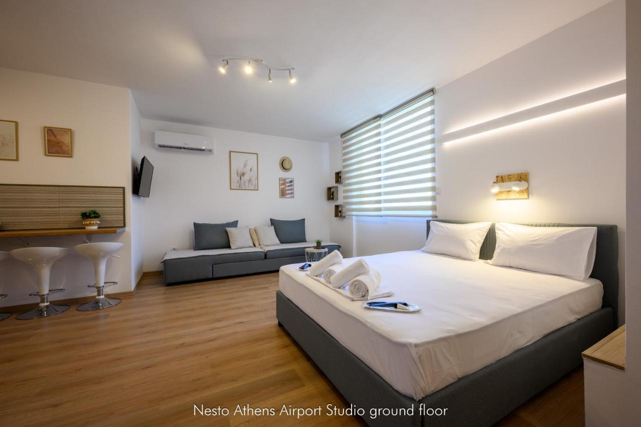 Апартаменты Nesto Athens Airport Zen Спата Экстерьер фото