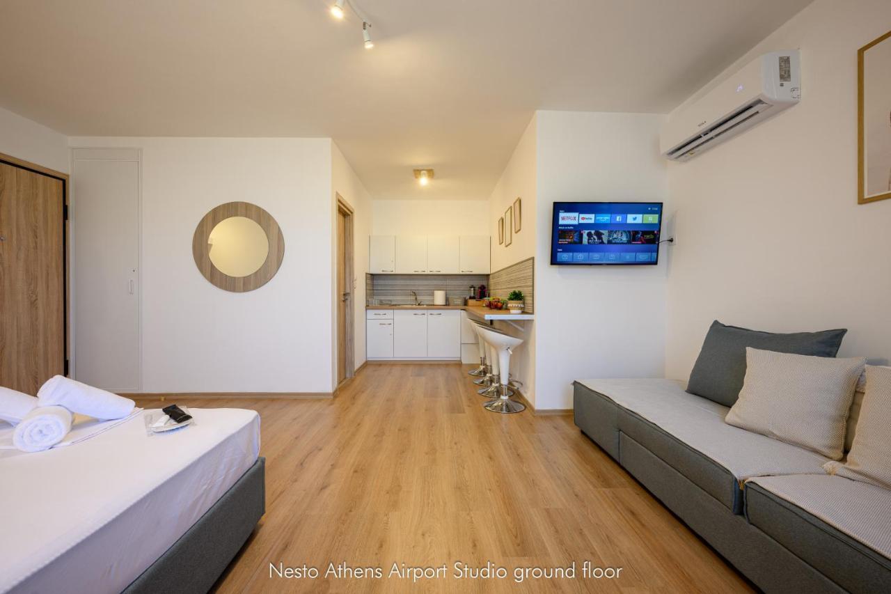 Апартаменты Nesto Athens Airport Zen Спата Экстерьер фото