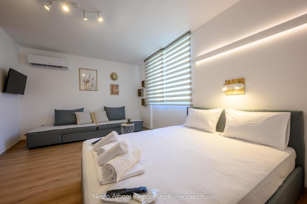 Апартаменты Nesto Athens Airport Zen Спата Экстерьер фото