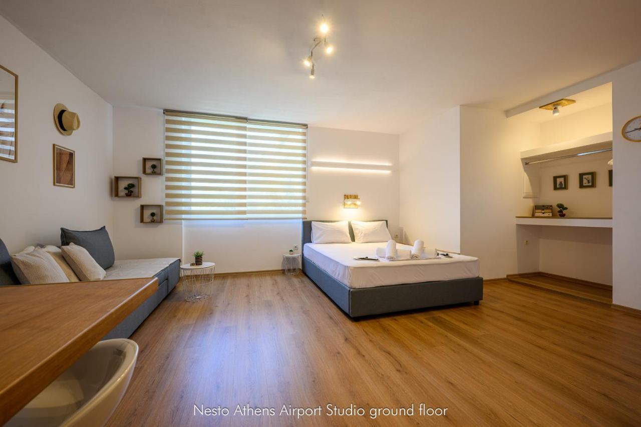 Апартаменты Nesto Athens Airport Zen Спата Экстерьер фото
